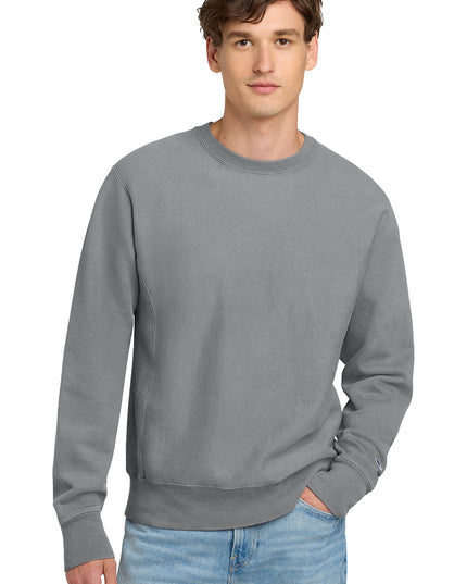 Champion  Reverse Weave  Garment-Dyed Crewneck Sweatshirt. GDS149