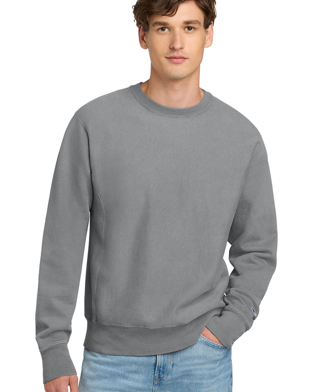 Champion  Reverse Weave  Garment-Dyed Crewneck Sweatshirt. GDS149
