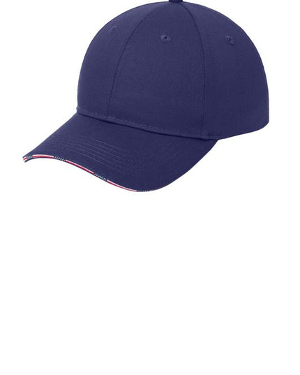 Port Authority Americana Flag Sandwich Cap C829