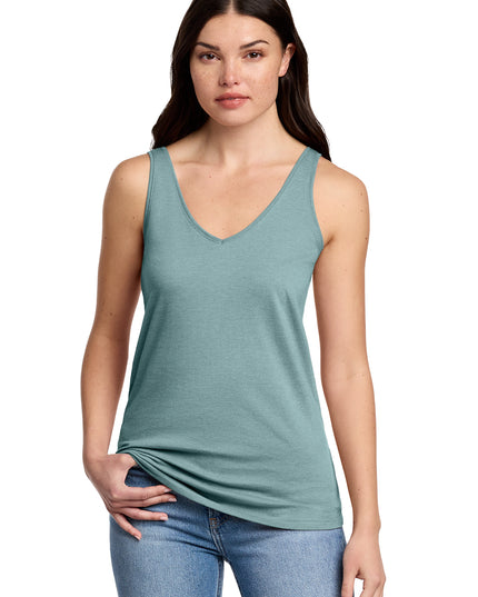 District Women's Perfect Blend CVC V-Neck Tank DT154