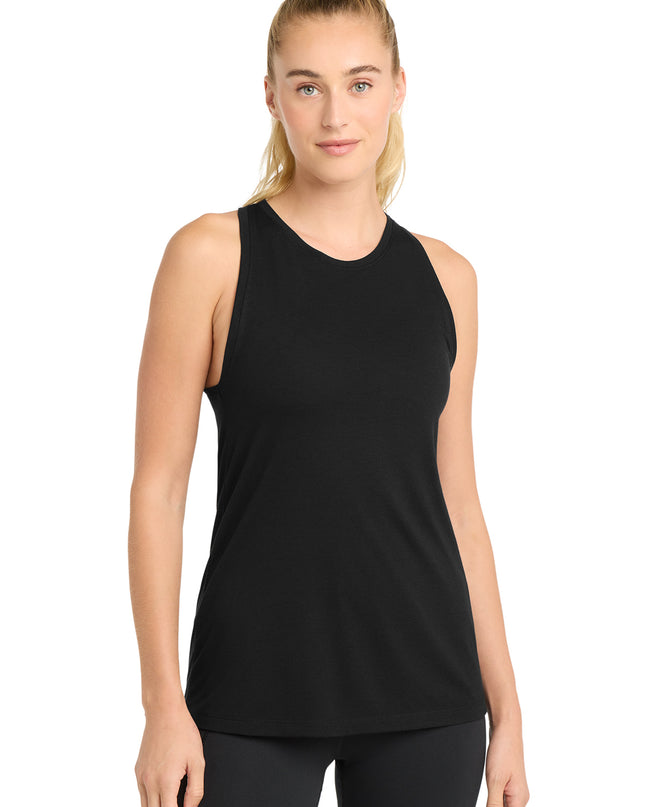 Sport-Tek  Women's PosiCharge  Tri-Blend Wicking Tank. LST402