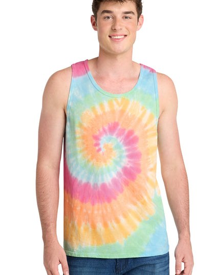 Port & Co Tie-Dye Tank Top.  PC147TT
