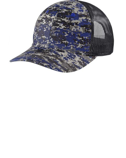 Port Authority Digi Camo Snapback Trucker Cap C404