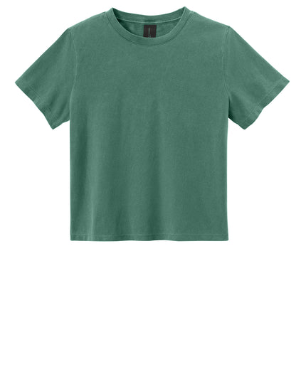 BELLA+CANVAS Women's Heavyweight Garment-Dyed Tee Washed Pine Front