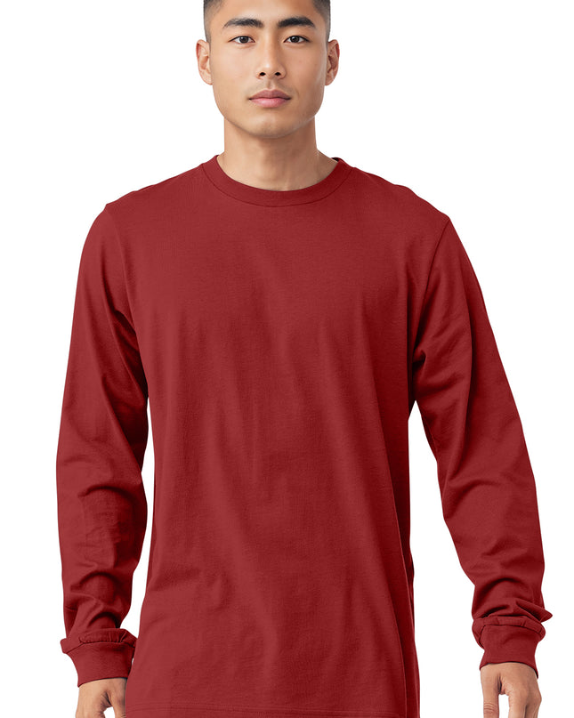 Bella+Canvas Long Sleeve Jersey Tee - Canvas Red