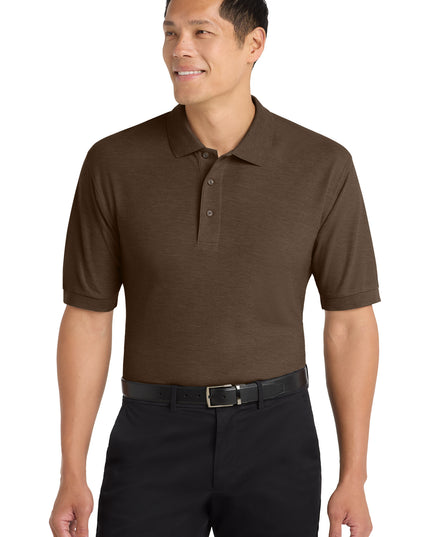 Port Authority Silk Touch Polo Coffee Bean