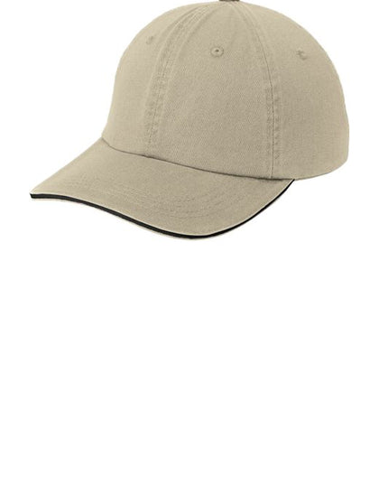 Port Authority Sandwich Bill Cap with Striped Closure C830