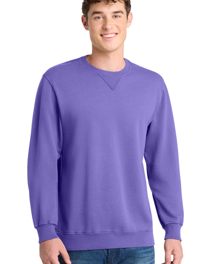 Port & Co Beach Wash Garment-Dyed Crewneck Sweatshirt PC098