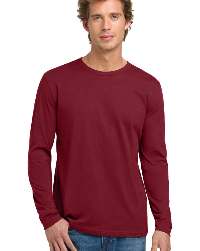 Next Level Cotton Long Sleeve Tee - Cardinal