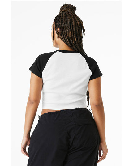 Ladies' Micro Ribbed Raglan Baby Tee