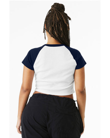 Ladies' Micro Ribbed Raglan Baby Tee