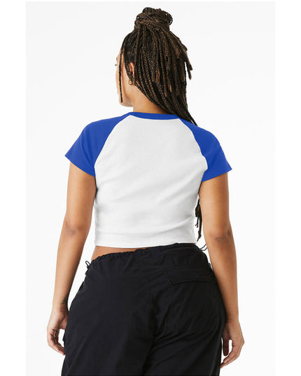 Ladies' Micro Ribbed Raglan Baby Tee