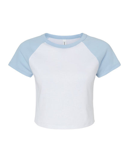 Ladies' Micro Ribbed Raglan Baby Tee