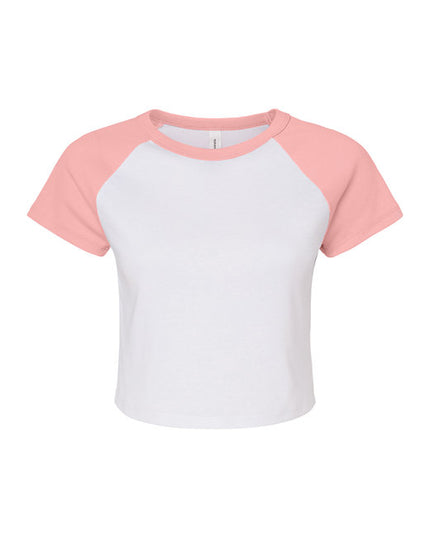 Ladies' Micro Ribbed Raglan Baby Tee