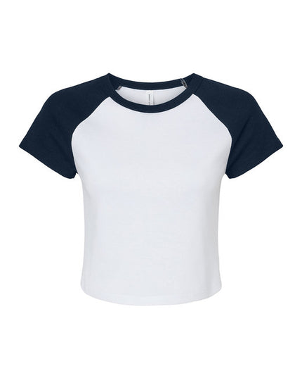Ladies' Micro Ribbed Raglan Baby Tee
