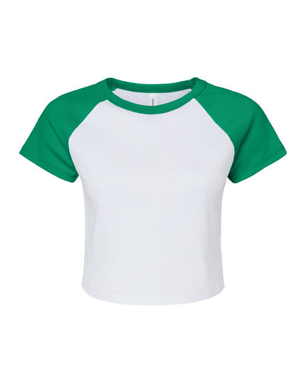 Ladies' Micro Ribbed Raglan Baby Tee