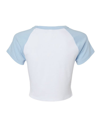 Ladies' Micro Ribbed Raglan Baby Tee