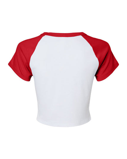 Ladies' Micro Ribbed Raglan Baby Tee