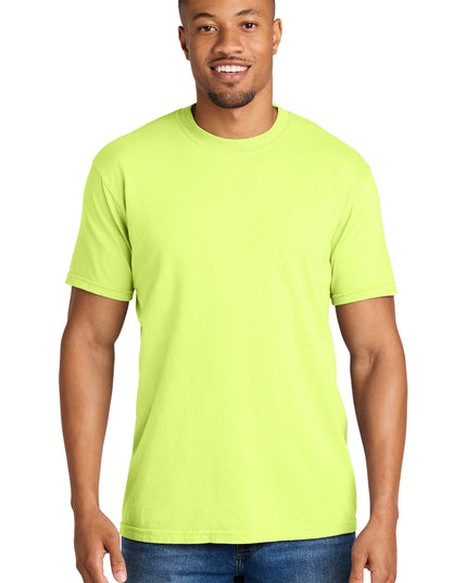 COMFORT COLORS  Heavyweight Ring Spun Tee. 1717 - Neon Lemon
