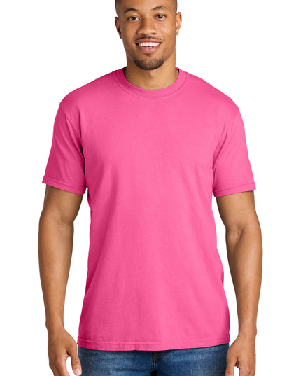 COMFORT COLORS  Heavyweight Ring Spun Tee. 1717 - Neon Pink