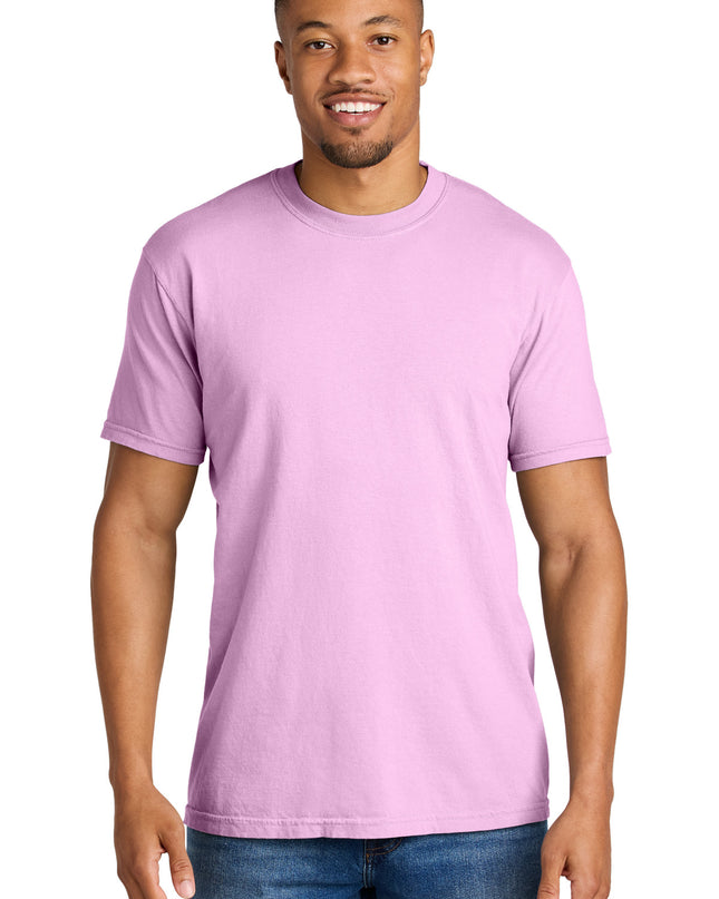 COMFORT COLORS  Heavyweight Ring Spun Tee. 1717 - Rose Quartz