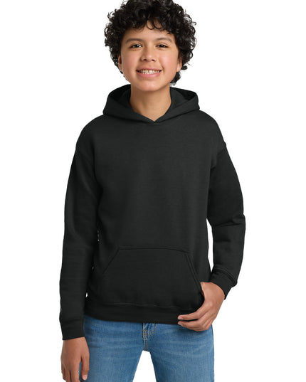 Gildan - Youth Heavy Blend Hooded Sweatshirt. 18500B - Black
