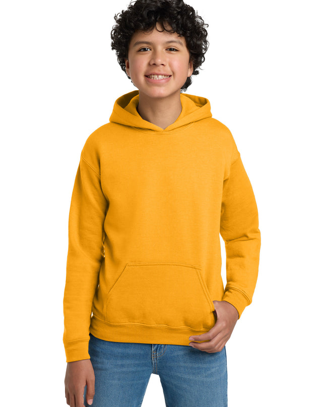 Gildan - Youth Heavy Blend Hooded Sweatshirt. 18500B - Gold
