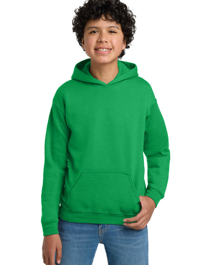 Gildan - Youth Heavy Blend Hooded Sweatshirt. 18500B - Irish Green
