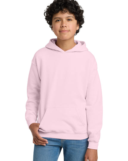 Gildan - Youth Heavy Blend Hooded Sweatshirt. 18500B - Light Pink