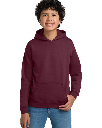 Gildan - Youth Heavy Blend Hooded Sweatshirt. 18500B - Maroon