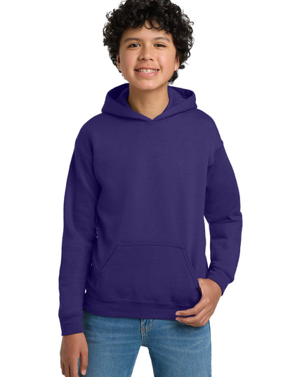 Gildan - Youth Heavy Blend Hooded Sweatshirt. 18500B - Purple