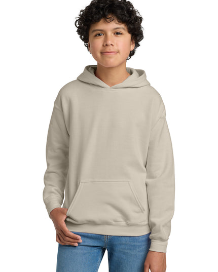Gildan - Youth Heavy Blend Hooded Sweatshirt. 18500B - Sand