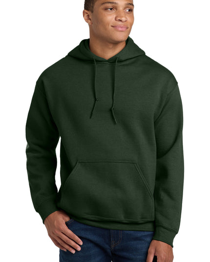 Gildan - Heavy Blend Hooded Sweatshirt.  18500 - Forest Green