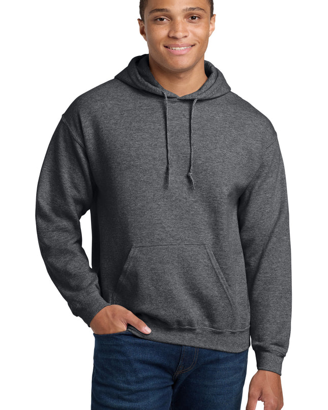 Gildan - Heavy Blend Hooded Sweatshirt.  18500 - Graphite Heather