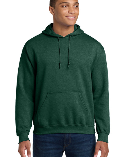 Gildan - Heavy Blend Hooded Sweatshirt.  18500 - Heather Dark Green