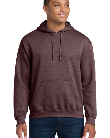 Gildan - Heavy Blend Hooded Sweatshirt.  18500 - Heather Dark Maroon