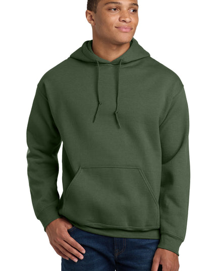 Gildan - Heavy Blend Hooded Sweatshirt.  18500 - Military Green