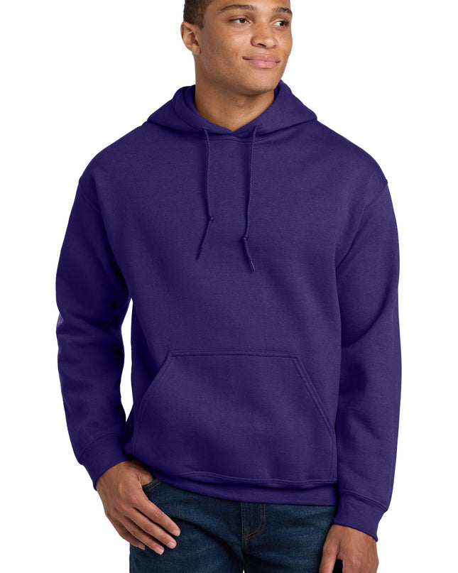 Gildan - Heavy Blend Hooded Sweatshirt.  18500 - Purple