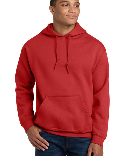 Gildan - Heavy Blend Hooded Sweatshirt.  18500 - Red