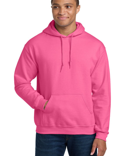 Gildan - Heavy Blend Hooded Sweatshirt.  18500 - Safety Pink