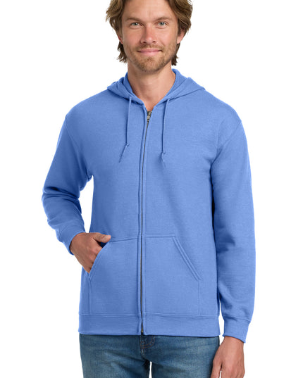 Gildan - Heavy Blend Full-Zip Hooded Sweatshirt. 18600 - Carolina Blue