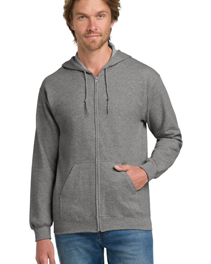 Gildan - Heavy Blend Full-Zip Hooded Sweatshirt. 18600 - Graphite Heather