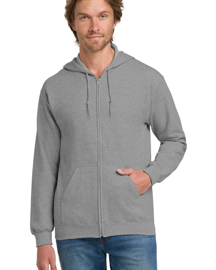 Gildan - Heavy Blend Full-Zip Hooded Sweatshirt. 18600 - Sport Grey