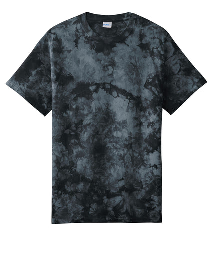 Port & Company Crystal Tie-Dye Tee Black