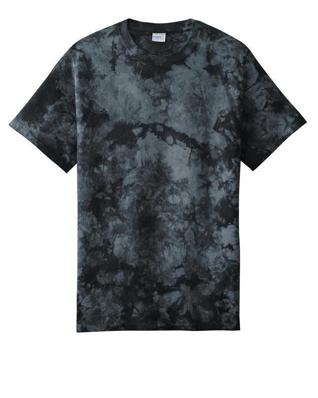 Port & Company Crystal Tie-Dye Tee Black