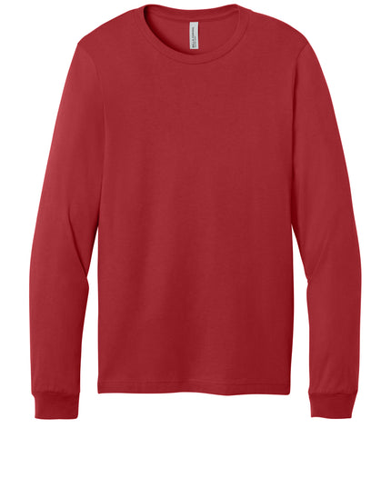 Bella+Canvas Long Sleeve Jersey Tee - Canvas Red alternate view