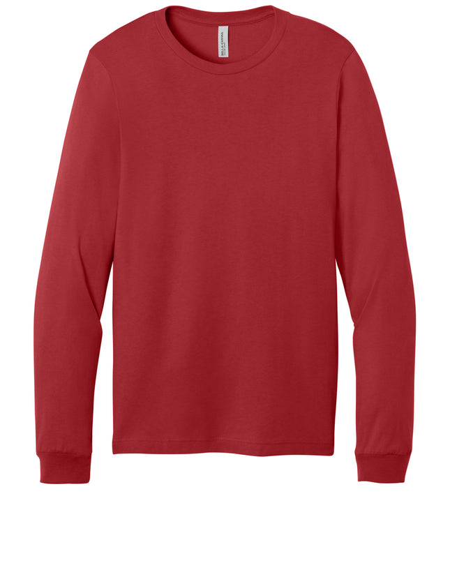 Bella+Canvas Long Sleeve Jersey Tee - Canvas Red alternate view