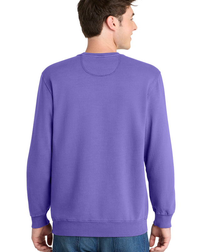 Port & Co Beach Wash Garment-Dyed Crewneck Sweatshirt PC098