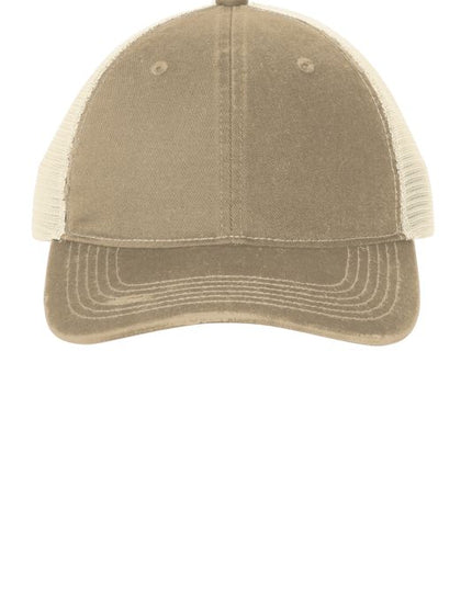 Port Authority Distressed Mesh Back Cap C600