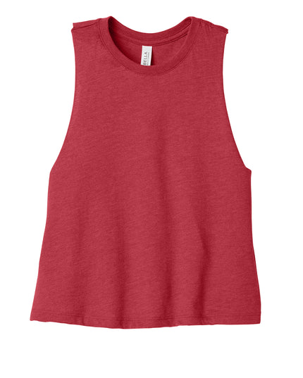 BELLA+CANVAS  Women's Racerback Cropped Tank. BC6682